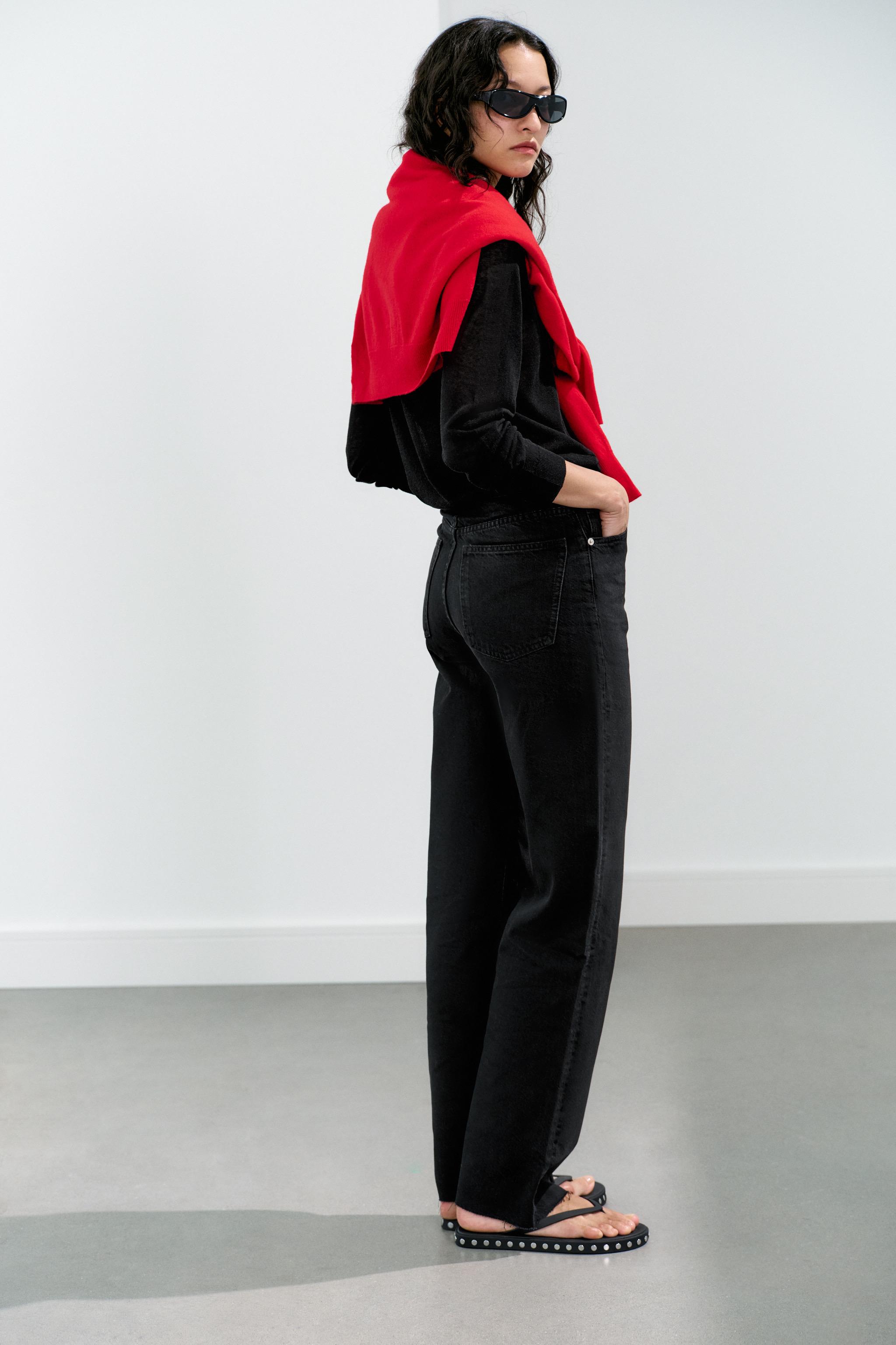 JEAN TRF WIDE LEG TAILLE HAUTE
